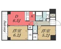 千葉県千葉市中央区本千葉町(マンション)の賃貸物件の間取り