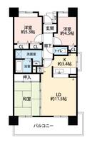 公社賃貸SMALIO 鷹合の間取り