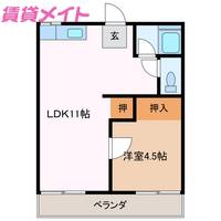 マンションホートクの間取り