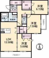 物件の間取り画像