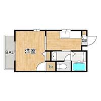 埼玉県鶴ヶ島市大字脚折(アパート)の賃貸物件の間取り