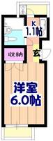 コーポ和の間取り