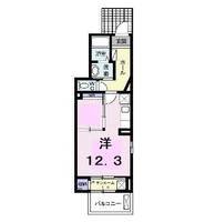 福島県白河市会津町(アパート)の賃貸物件の間取り