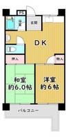 ハイツ米屋の間取り
