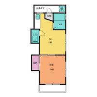 コーポ三好の間取り