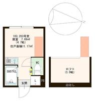 Grantham House Senkawaの間取り