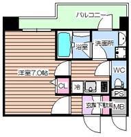 プリエ南森町の間取り