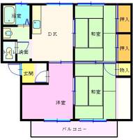 マンション光洋の間取り