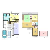 京都府木津川市木津宮ノ裏(一戸建)の賃貸物件の間取り