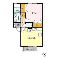 東京都八王子市寺田町(アパート)の賃貸物件の間取り