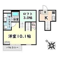 愛知県名古屋市南区本地通3(アパート)の賃貸物件の間取り