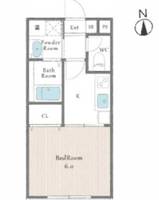 兵庫県宝塚市川面3(アパート)の賃貸物件の間取り