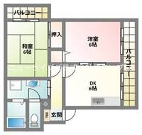 ハイエスト木村B棟の間取り