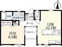 プレミアムアイランド金田 Dの間取り