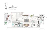 BAUHAUS住吉町 No.28の間取り