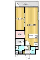 鹿児島県鹿児島市新栄町(マンション)の賃貸物件の間取り