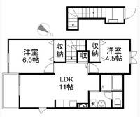 静岡県浜松市中央区大蒲町(アパート)の賃貸物件の間取り