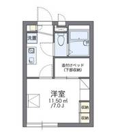 レオパレスLeoHIRANOの間取り