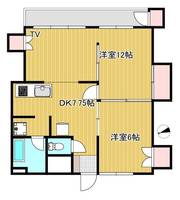 埼玉県春日部市中央5(マンション)の賃貸物件の間取り