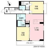 ベレオ西大道の間取り