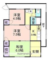 和歌山県和歌山市和歌浦東2(一戸建)の賃貸物件の間取り