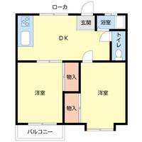 ヴェルデパルコBの間取り