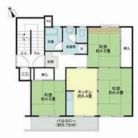 新金岡第三住宅7-21号棟の間取り
