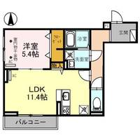 埼玉県戸田市下戸田2(アパート)の賃貸物件の間取り