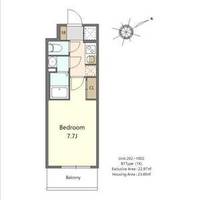 S-RESIDENCE堺浜寺axialの間取り