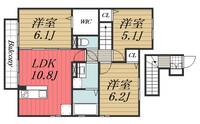 千葉県千葉市中央区蘇我3(アパート)の賃貸物件の間取り