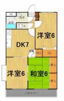 埼玉県熊谷市肥塚(マンション)の賃貸物件の間取り