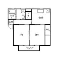 コーポ紅花の間取り