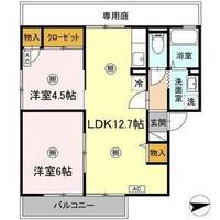 広島県呉市焼山松ヶ丘1(アパート)の賃貸物件の間取り