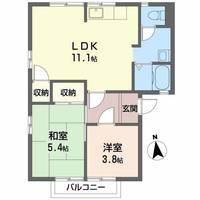 グリーンハイツしあわせの間取り