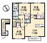 物件の間取り画像