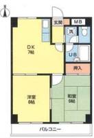 東京都江戸川区南葛西6(マンション)の賃貸物件の間取り