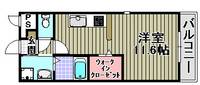 大阪府和泉市伏屋町4(アパート)の賃貸物件の間取り