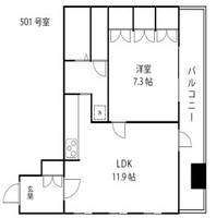 東京都江戸川区南小岩5(マンション)の賃貸物件の間取り