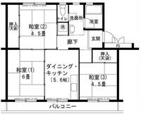 兵庫県三木市志染町西自由が丘2(マンション)の賃貸物件の間取り