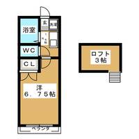 セラヴィ福室Bの間取り