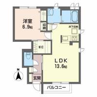 メゾンマスト下太田 Aの間取り