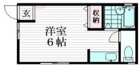ハイツ白石の間取り