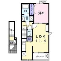 イズムユウAの間取り