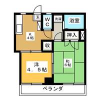 コスモス前原の間取り
