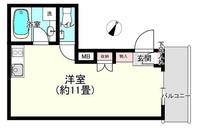 Modelia Brut表参道の間取り