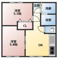 物件の間取り画像