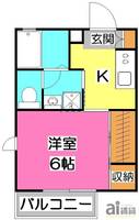 ベレオ喜多の間取り