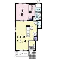 ルーベル太田Dの間取り