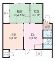 川上団地16号棟の間取り