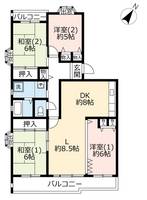 UR平城左京の間取り